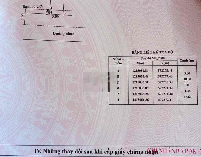 Chủ gửi bán lô đất thái mỹ củ chi. 5x18 full thổ giá 1,150 tỷ. -01