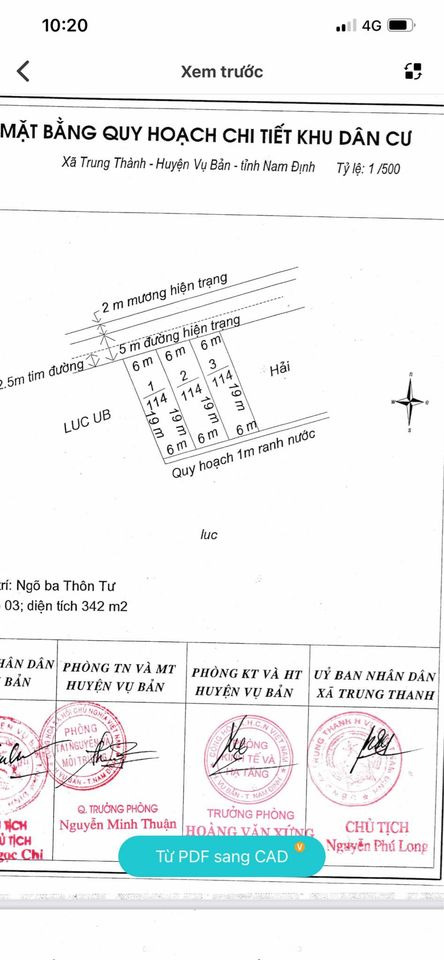 Bán đất huyện Vụ Bản tỉnh Nam Định giá 8.0 triệu-2