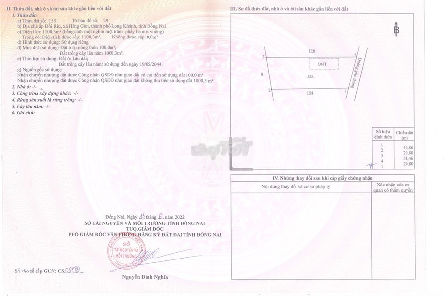 Vị trí tốt đặt nằm ngay Hàng Gòn, Đồng Nai bán đất giá hạt dẻ từ 3.2 tỷ diện tích gồm 1100m2-01