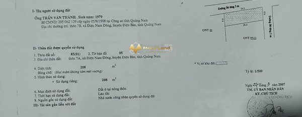 4.5 tỷ bán đất dt khoảng là 364m2 nằm tại Điện Nam Đông, Quảng Nam, hướng Đông - Nam-03