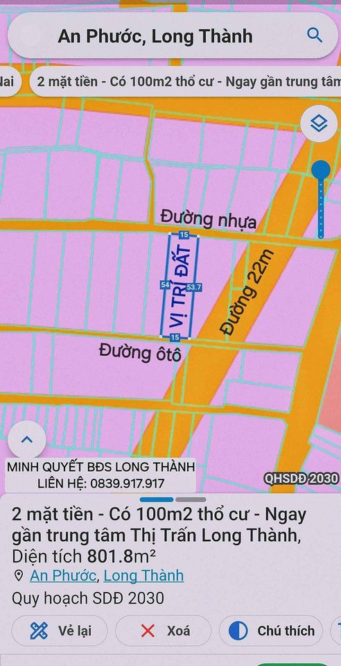 Bán đất huyện Long Thành tỉnh Đồng Nai giá 7.0 tỷ-0