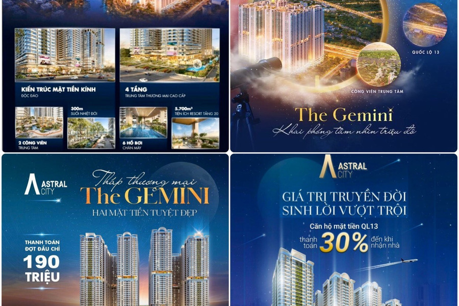 Mở bán tháp mặt tiền Gemini, thanh toán 30% nhận nhà, miễn gốc lãi 24 tháng, cam kết lợi nhuận 12%-01