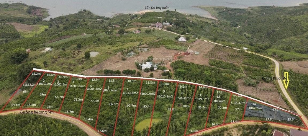Ở Di Linh, Lâm Đồng bán đất 2.2 tỷ diện tích cụ thể 1000m2