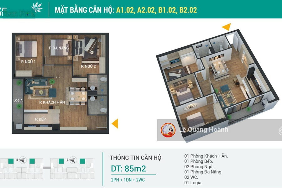Giấy tờ đầy đủ, bán căn hộ bán ngay với giá đặc biệt chỉ 3.2 tỷ vị trí đặt ở Trần Thủ Độ, Hà Nội có diện tích quy ước 85m2-01