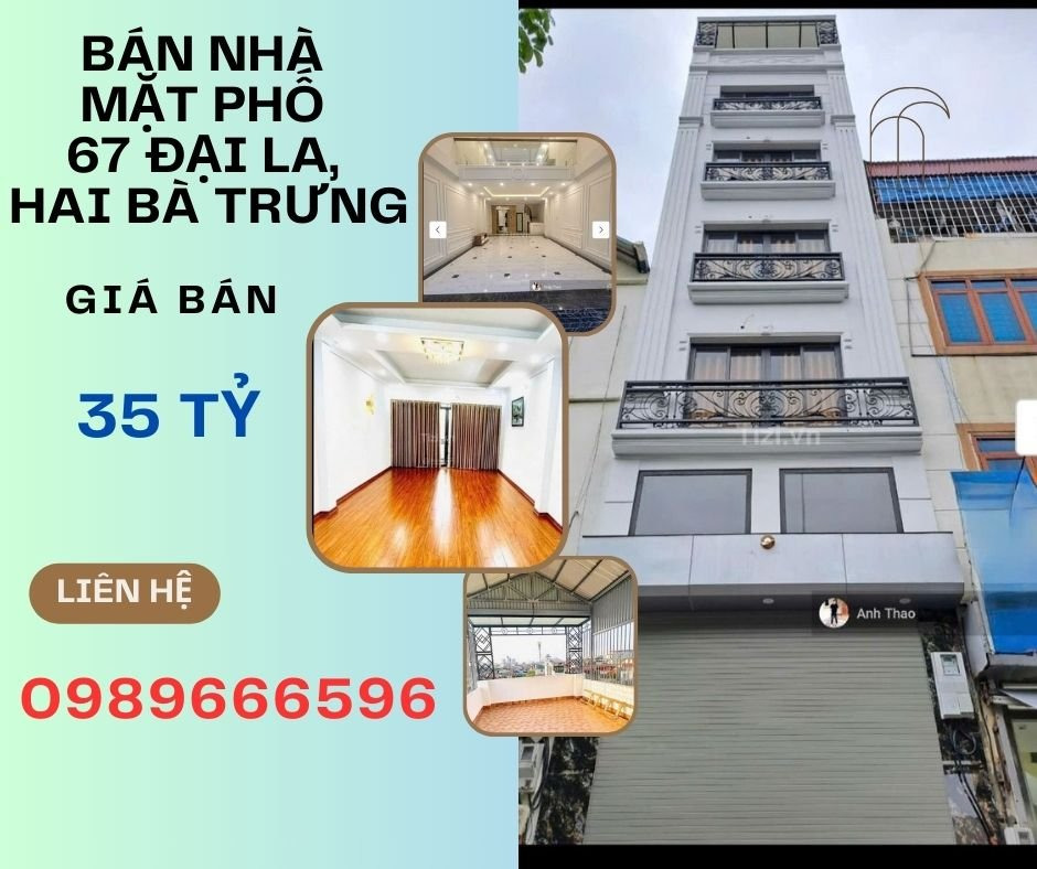 Bán nhà mặt phố quận Hai Bà Trưng thành phố Hà Nội giá 35.0 tỷ-0