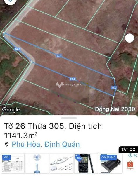 Mặt tiền tọa lạc tại Định Quán, Đồng Nai bán đất giá không trung gian 650 triệu có diện tích chuẩn 1140m2-01