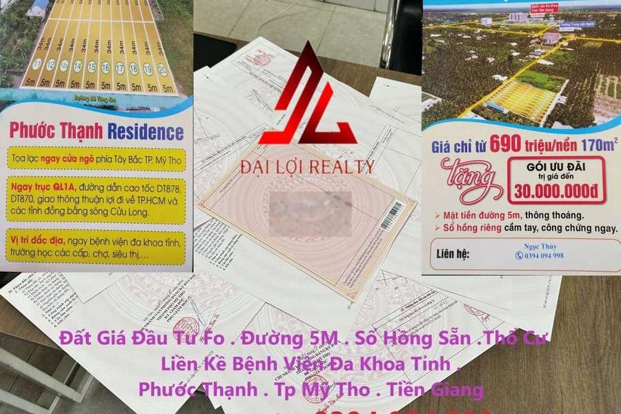 Đất thổ cư giá rẻ tại Mỹ Tho -01