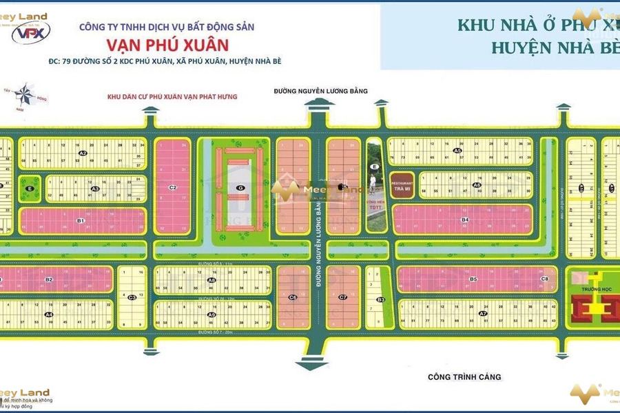 Tại Phú Xuân Vạn Hưng Phú 9.78 tỷ bán đất dt chung quy 212.5 m2 vị trí nằm ở Huyện Nhà Bè, Hồ Chí Minh, hướng Tây Bắc-01