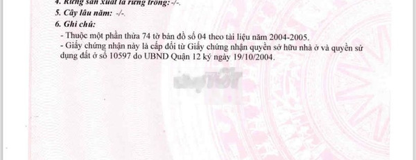 Nằm ở Thạnh Lộc, Quận 12, bán nhà, bán ngay với giá hạt dẻ 6.2 tỷ có diện tích chung 187m2, tổng quan nhà bao gồm 2 PN vào ở ngay-03