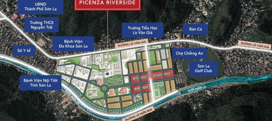 Bán đất tại Pinceza Riverside, Sơn La. Diện tích 100m2, giá 2,6 tỷ