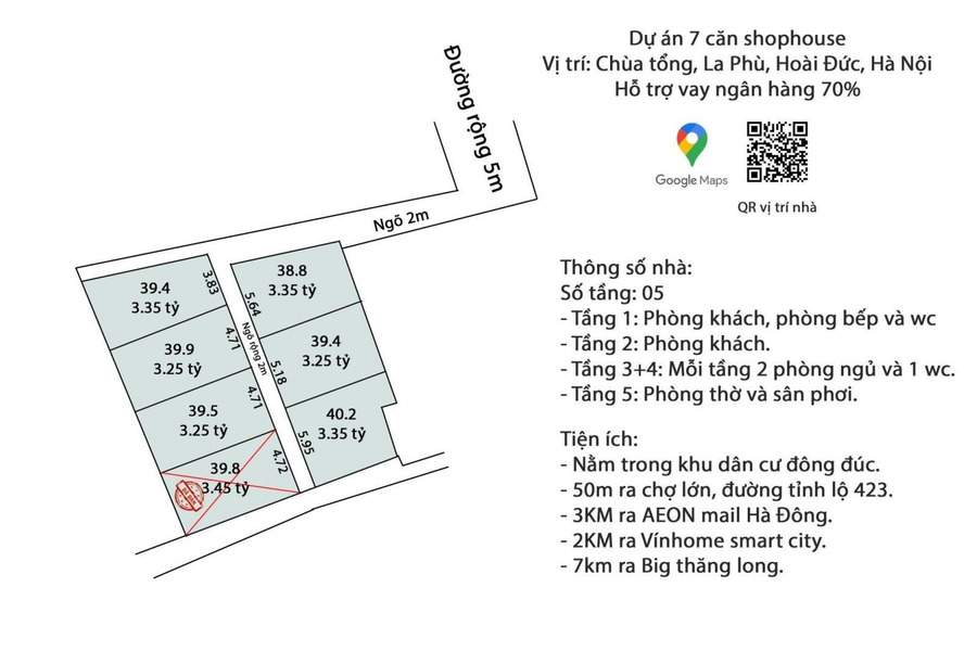Nhà gồm 4 PN bán nhà ở có diện tích gồm 40m2 bán ngay với giá mềm 3.3 tỷ mặt tiền tọa lạc ngay tại La Phù, Hà Nội-01