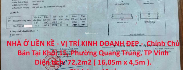 Bán nhà vị trí đẹp tọa lạc ngay tại Vinh, Nghệ An bán ngay với giá thương mại từ 13 tỷ có diện tích gồm 72.2m2-02