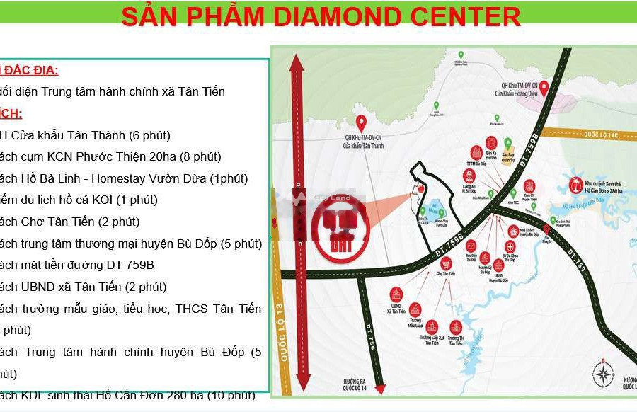 Vị trí đặt tọa lạc gần Tân Tiến, Bình Phước bán đất, giá bán đàm phán 499 triệu diện tích gồm 250m2-01
