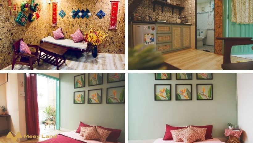 Cho thuê căn hộ dịch vụ phong cách vintage ở Trần Cao Vân, Quận 3. Diện tích 100m2