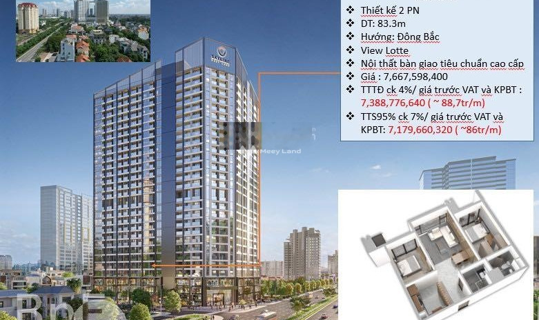 Bán căn hộ diện tích 83m2 vị trí mặt tiền nằm ở Phú Thượng, Hà Nội