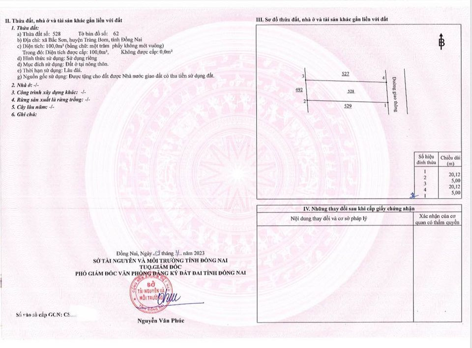 Bán đất huyện Tân Phú tỉnh Đồng Nai giá 1.3 tỷ-2