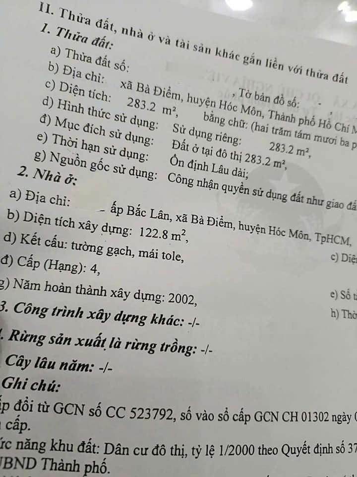 Bán kho bãi - nhà xưởng - khu công nghiệp huyện Hóc Môn thành phố Hồ Chí Minh giá 14.5 tỷ-3