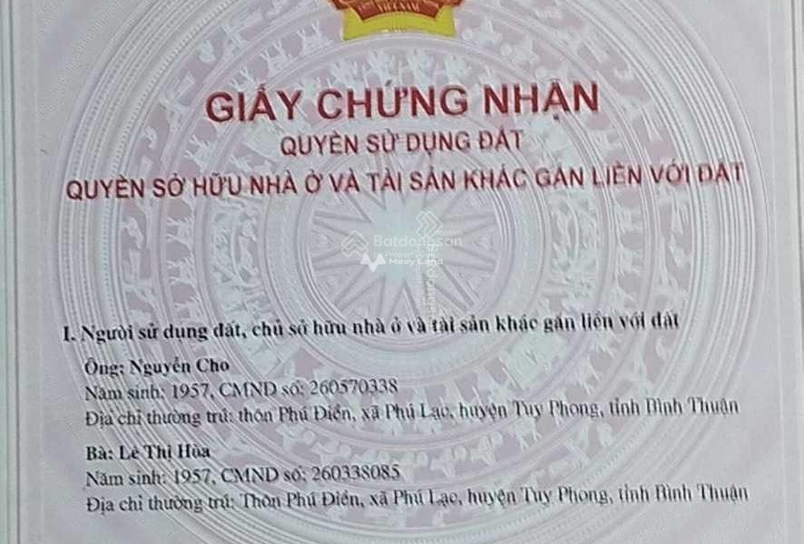 Chuyển công tác bán đất Tuy Phong, Bình Thuận giá cực sốc từ 3.6 tỷ với diện tích thực 40000m2-01