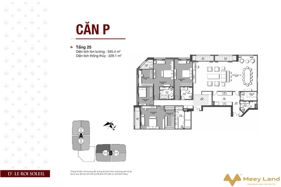 Siêu biệt thự trên không penthouse 345m2, view 3 mặt hồ Tây tại D'. Leroi Soleil Quảng An, giá 32 tỷ-01