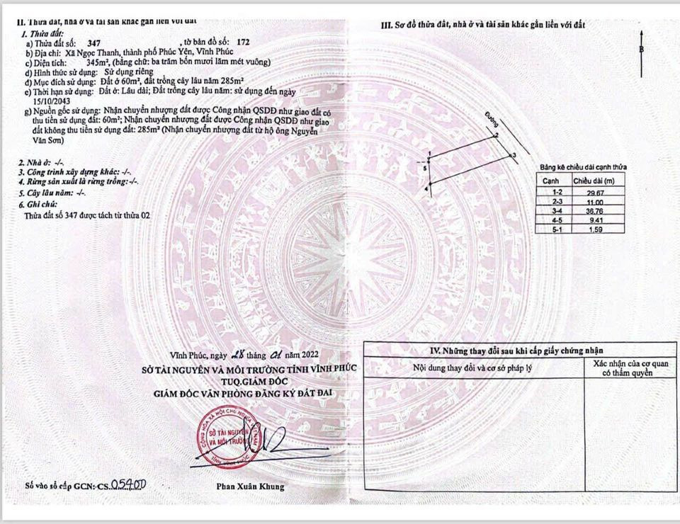 Bán đất huyện Sóc Sơn thành phố Hà Nội giá 6.0 triệu-3