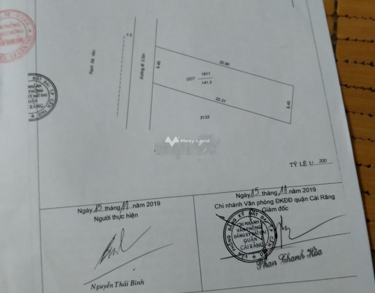 Giá mua ngay từ 1.1 triệu, Bán đất có diện tích tiêu chuẩn 141m2 vị trí mặt tiền tọa lạc ở Cái Răng, Cần Thơ giá cực mềm-01