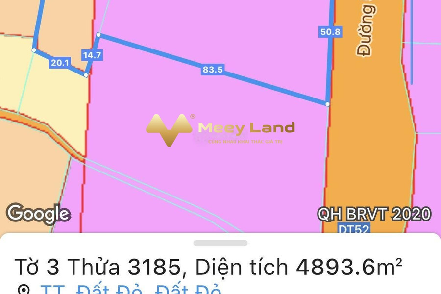 Nằm trong mức 30 tỷ bán đất dt chung 4893.6m2 vị trí đặt vị trí nằm trên Đường ĐT 52, Tỉnh Bà Rịa - Vũng Tàu-01