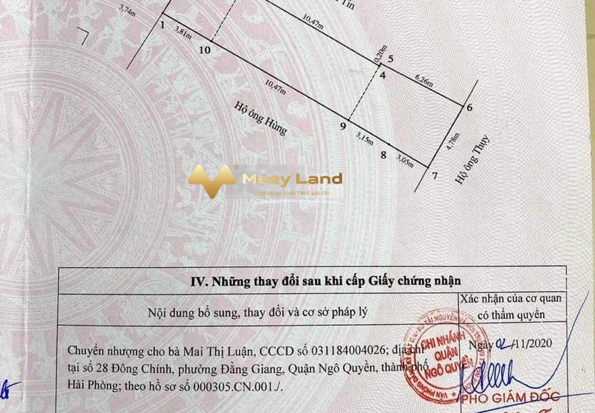 Bán đất diện tích thực tế 91m2 vị trí thuận lợi ngay quận Ngô Quyền, Hải Phòng-01