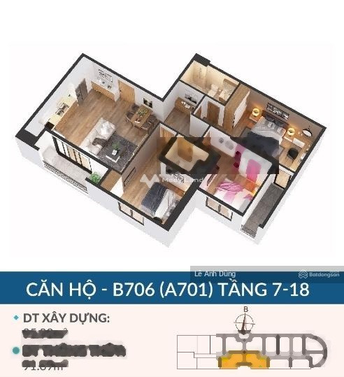 Căn hộ 3 PN, bán căn hộ hướng Đông - Nam vị trí đặt nằm tại Phú Thượng, Tây Hồ, căn hộ này có 3 PN, 2 WC ban công view đẹp-01