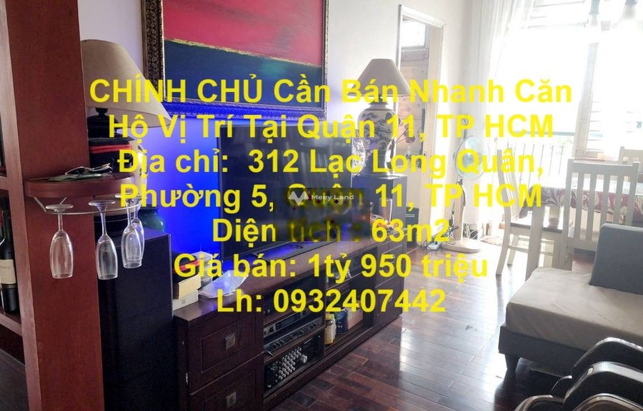 CHÍNH CHỦ Cần Bán Nhanh Căn Hộ Vị Trí Tại Quận 11, TP HCM -01