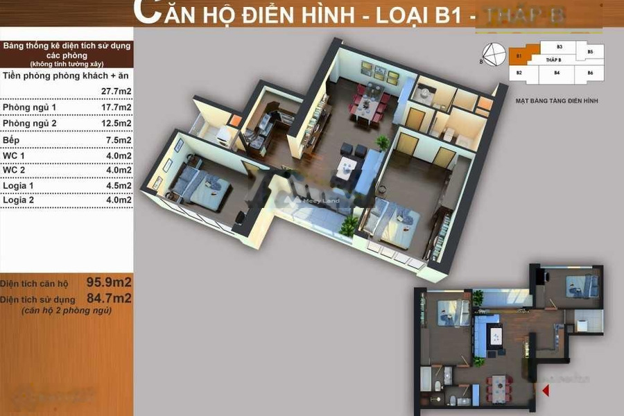 Diện tích 85m2, bán chung cư bán ngay với giá đề xuất chỉ 3 tỷ vị trí đẹp Nam Từ Liêm, Hà Nội, ngôi căn hộ này gồm có 2 phòng ngủ, 2 WC có chỗ để xe-01