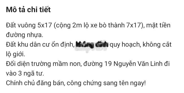Do vấn đề tài chính bán đất Hòa Thành, Tây Ninh giá cực kì tốt 850 triệu có diện tích tiêu chuẩn 85m2-01