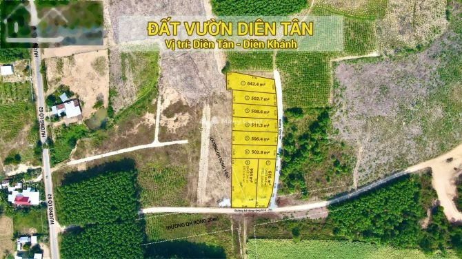 Giá hợp lý chỉ 377 triệu, Bán đất tổng diện tích 502m2 nằm trên Diên Tân, Khánh Hòa, mặt ngõ 7 mét khu vực đông đúc-01