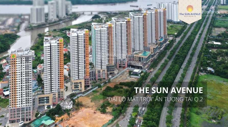 Cho thuê căn hộ The Sun Avenue Q2, 1PN, 56m2, full NT, view mát mẻ, giá 15tr -01