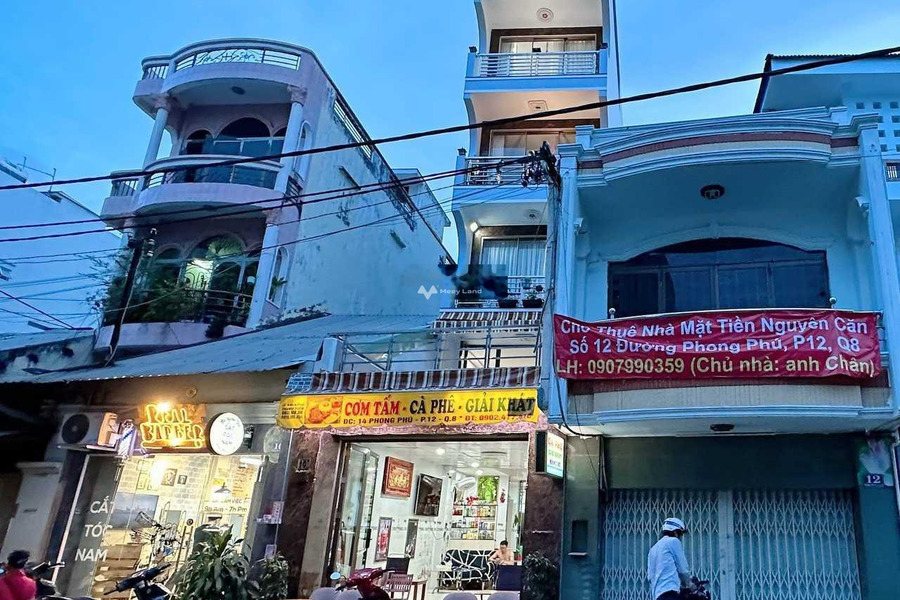 Diện tích quy ước 80m2, cho thuê nhà ở mặt tiền tọa lạc ngay Phường 12, Hồ Chí Minh, trong ngôi nhà này có 4 phòng ngủ, 2 WC sổ hồng chính chủ-01
