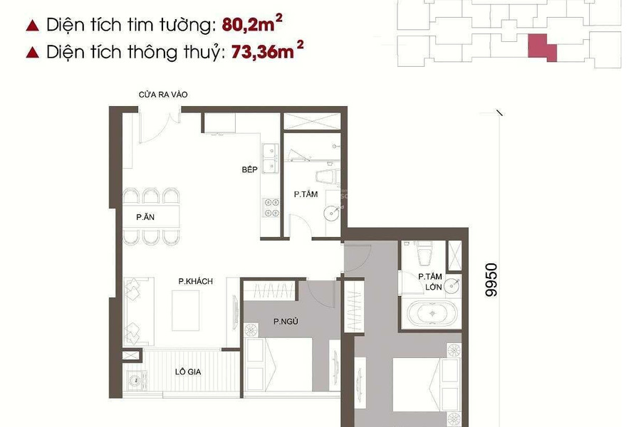 Diện tích 80m2, bán chung cư vị trí đặt tọa lạc ngay trên Ba Đình, Hà Nội, hướng Đông - Bắc, ngôi căn hộ bao gồm có 2 phòng ngủ, 2 WC lh để xem ngay-01
