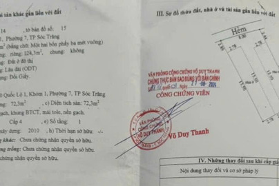 Bán nhà riêng quận 6 thành phố Hồ Chí Minh giá 1.4 tỷ