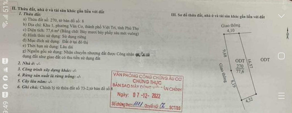 Vị trí đẹp Gò Mun, Việt Trì bán nhà bán ngay với giá cực tốt từ 3.1 tỷ diện tích gồm 77.6m2 tổng quan nhà có tổng cộng 4 phòng ngủ liên hệ chính chủ-03