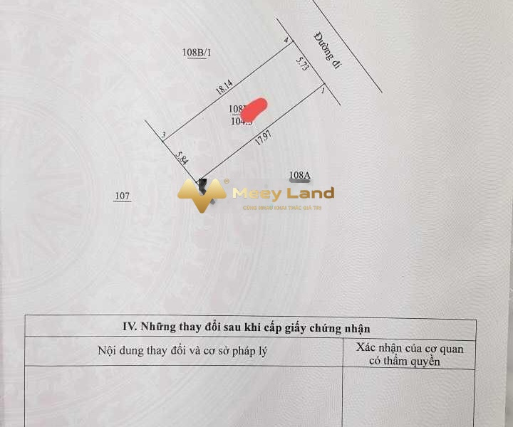 Bán đất tại xã Mộc Hoàn, Vân Côn, Hoài Đức. Diện tích 104m2, giá 4,68 tỷ-01