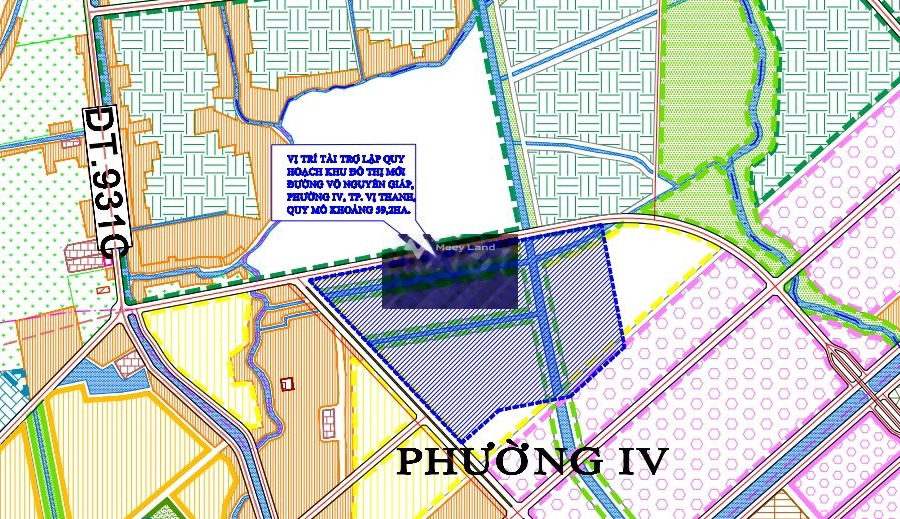 850 triệu bán đất diện tích khoảng 100m2 vị trí đẹp tọa lạc ngay ở Võ Nguyên Giáp, Hậu Giang-01