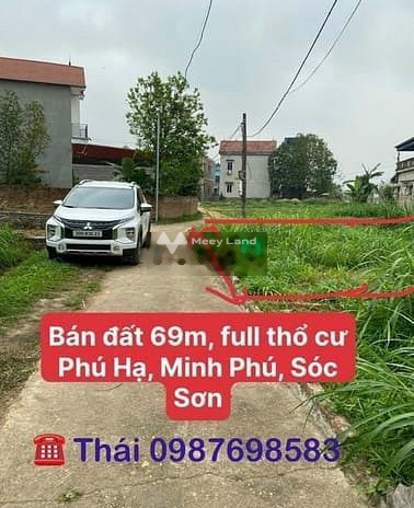 Đất Phú Hạ Minh Phú Sóc Sơn HN, 70m2 MT5m, ô tô đỗ 