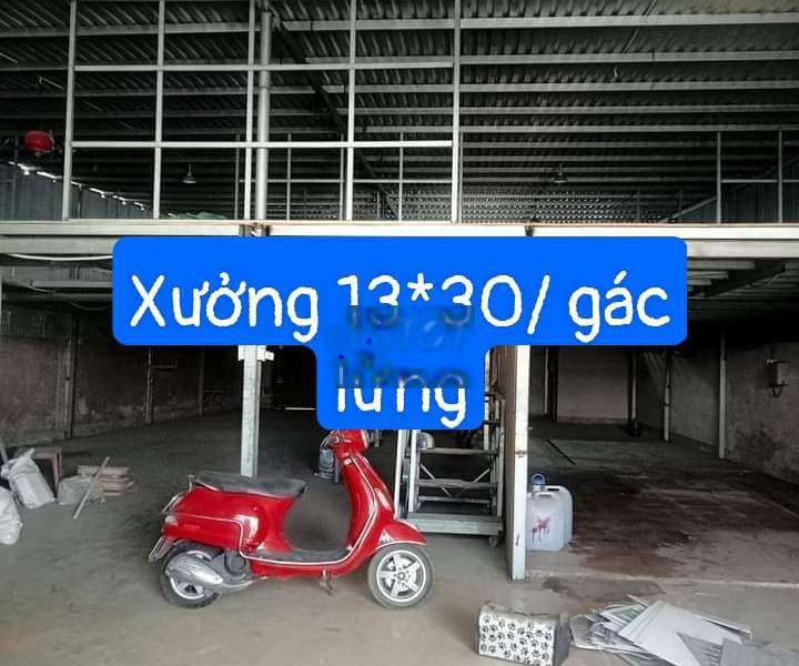 Xưởng 13*30. Có sẵn điện 3 pha. Q12 -01