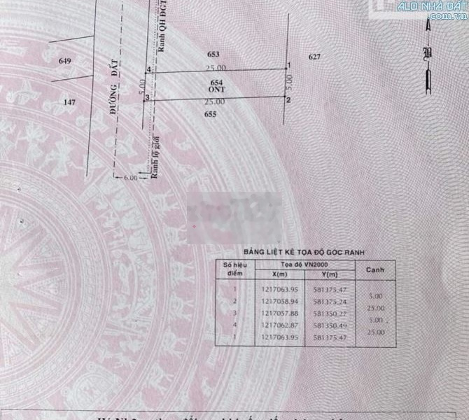 KẸT TIỀN NÊN TÔI NHƯỢNG LẠI LÔ ĐẤT 1/ NGUYỄN THỊ LẮNG-SHR-GIÁ 550TR -01