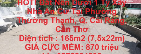 Đất Nền Dưới 1Tỷ Xây Nhà An Cư Phường Thường Thạnh,Q. Cái Răng,Cần Thơ -03