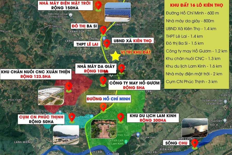 333.6 triệu bán đất có diện tích trung bình 139m2 vị trí đặt ngay ở Kiên Thọ, Thanh Hóa, hướng Đông - Nam-01