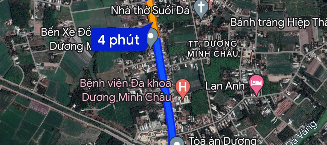 Đất thổ cư rẻ 150m2 ngay thị trấn Dương Minh Châu giá 390 triệu, đường 6m