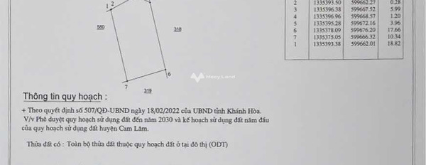 Giá bán cực sốc từ 1.1 tỷ bán đất diện tích thực khoảng 200m2 vị trí nằm ngay ở Cam Đức, Cam Lâm, hướng Bắc-02