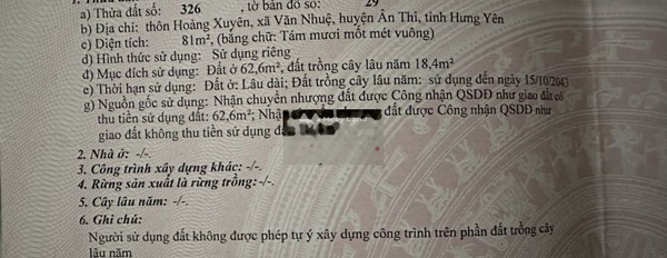 Cần bán đất vị trí đặt nằm tại Văn Nhuệ, Ân Thi. Diện tích 81m2-02