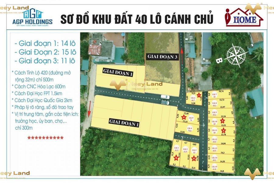 Bán đất diện tích thực dài 65 m2 ,vị trí đặt ngay trên ĐT 420, Hà Nội-01
