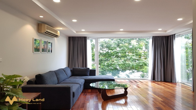 Cho thuê căn hộ dịch vụ tại Yên Phụ, Tây Hồ, 110m2, 2 ngủ, view hồ, đầy đủ nội thất mới hiện đại-01