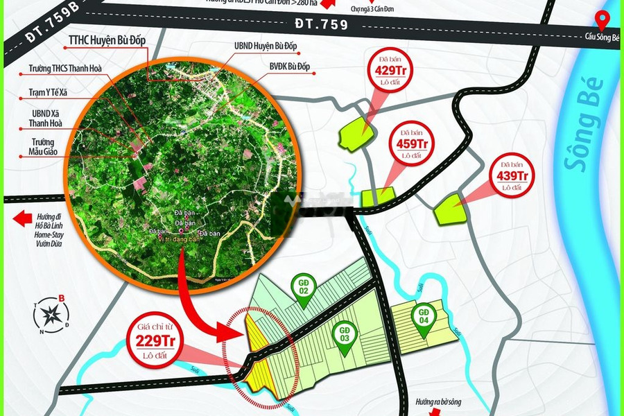 Vị trí đẹp tọa lạc ở Bù Đốp, Bình Phước bán đất, giá bán cực mềm chỉ 185 triệu diện tích thực như trên hình 182m2-01